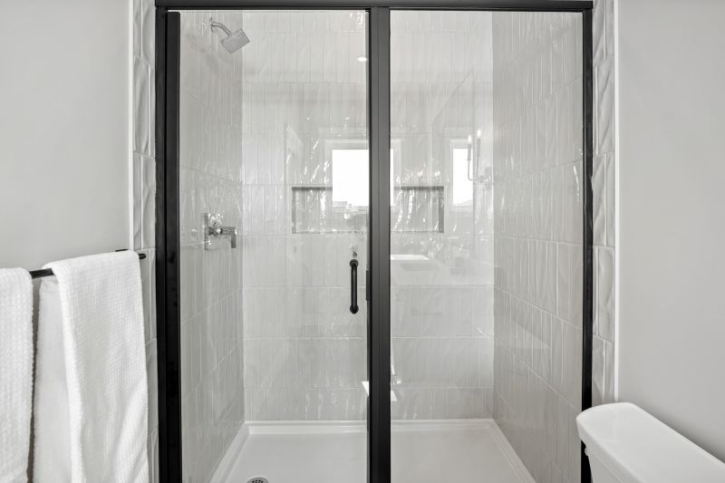 Seamless Glass Shower Setup